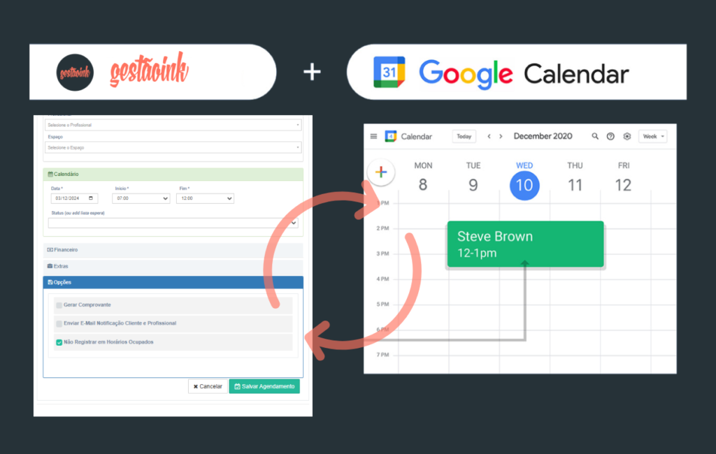 Como Integrar a Agenda do GestãoInk com o Google Agenda 2025